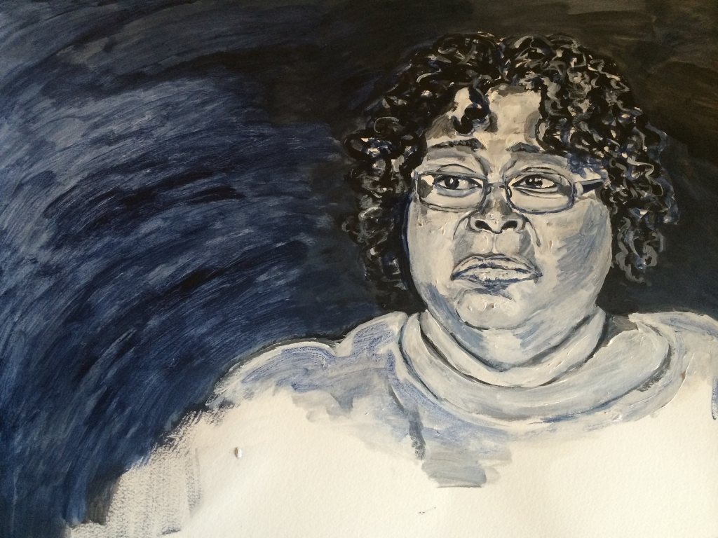 Judy Scott Portrait. All artwork via Alyssa Liles-Amponsah's "American Moms" exhibit