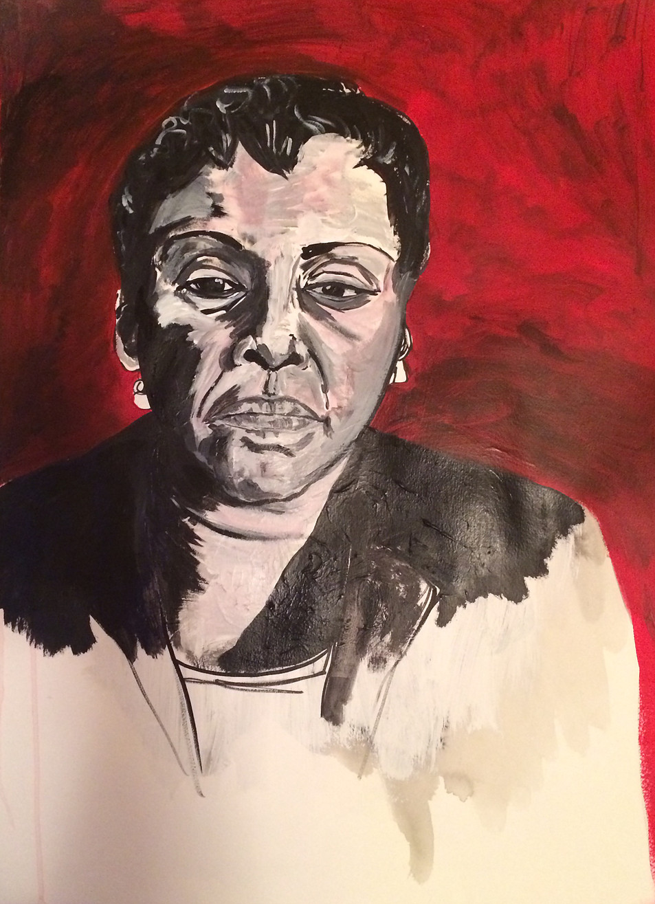Valerie Bell portrait. All artwork via Alyssa Liles-Amponsah's "American Moms" exhibit.